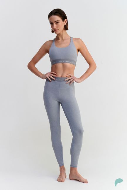 a-feel Mid-rise leggings with an elastic waistband - Grey