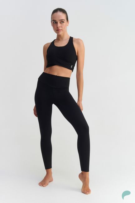 a-feel High-waisted leggings with a soft texture - Black