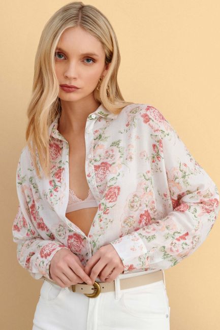 Floral shirt - White
