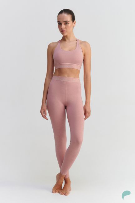 a-feel Mid-rise leggings with an elastic waistband - Pink
