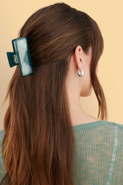 Hair claw clip - Green