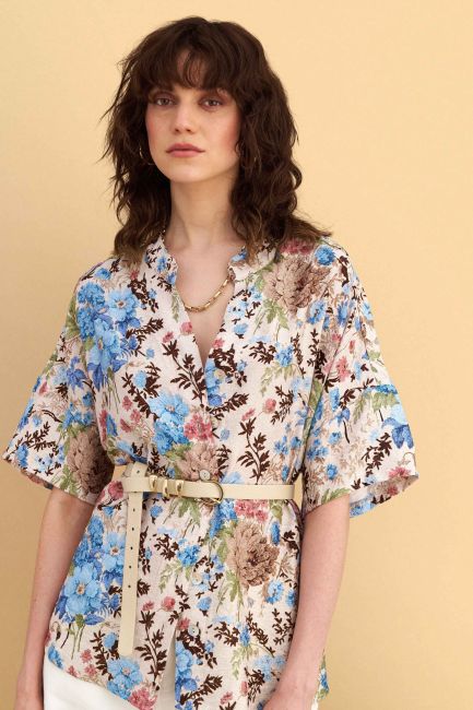 Floral print shirt - Multicolor