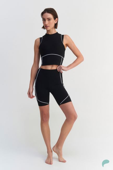 a-feel Crop top with cup - Black