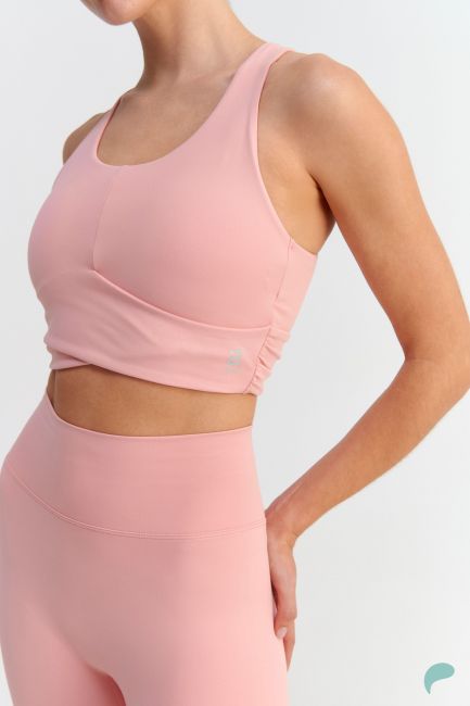 a-feel Sports bra with an open back - Pink