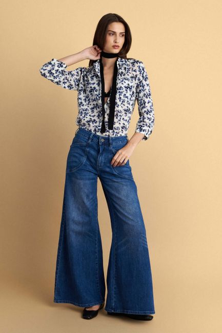 Wide leg jeans - Blue