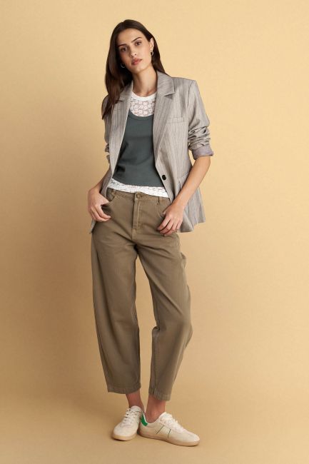 Barrel leg jeans - Beige