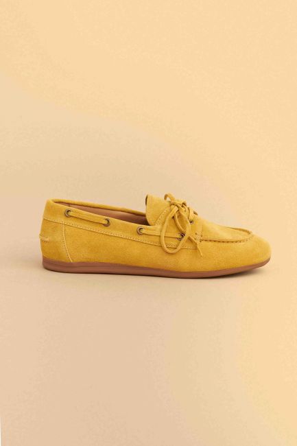 Suede loafers - Yellow