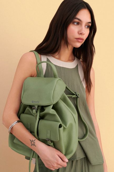 Backpack with compartments - Green