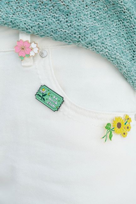 3-piece brooch set - Green