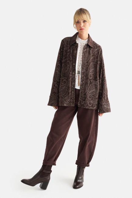 Paisley jacket - Brown