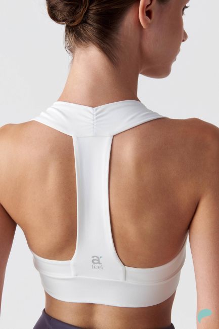 a-feel Racerback bustier top - White