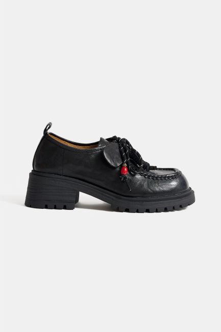 Laced loafers - Black