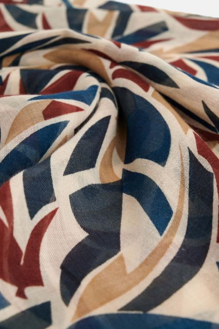 Multicolored patterned scarf - Multicolor