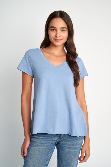 Monochrome basic blouse - Blue
