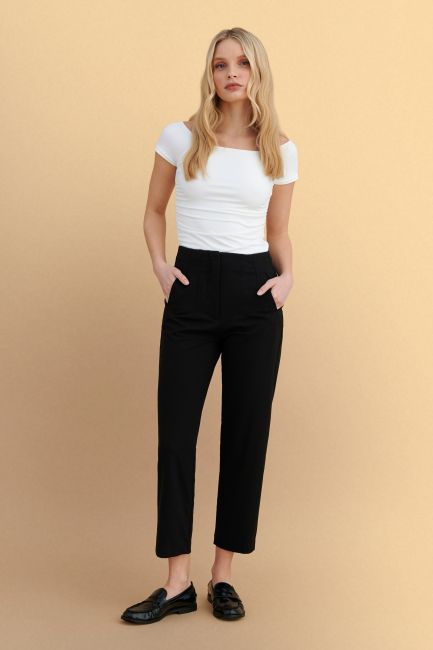 Trousers in monochrome - Black