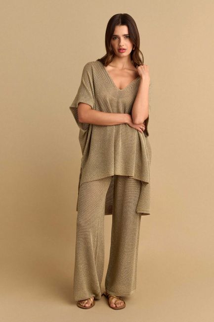 Μπλούζα resort lurex - Gold