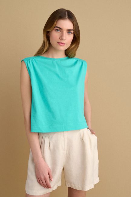 Open back top - Aqua