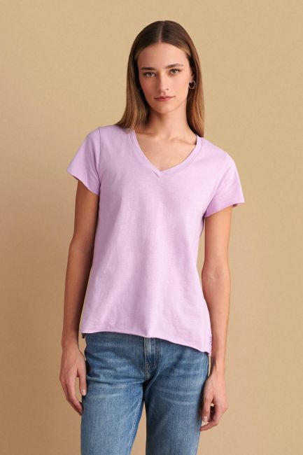 T-shirt μονόχρωμο - Lilac